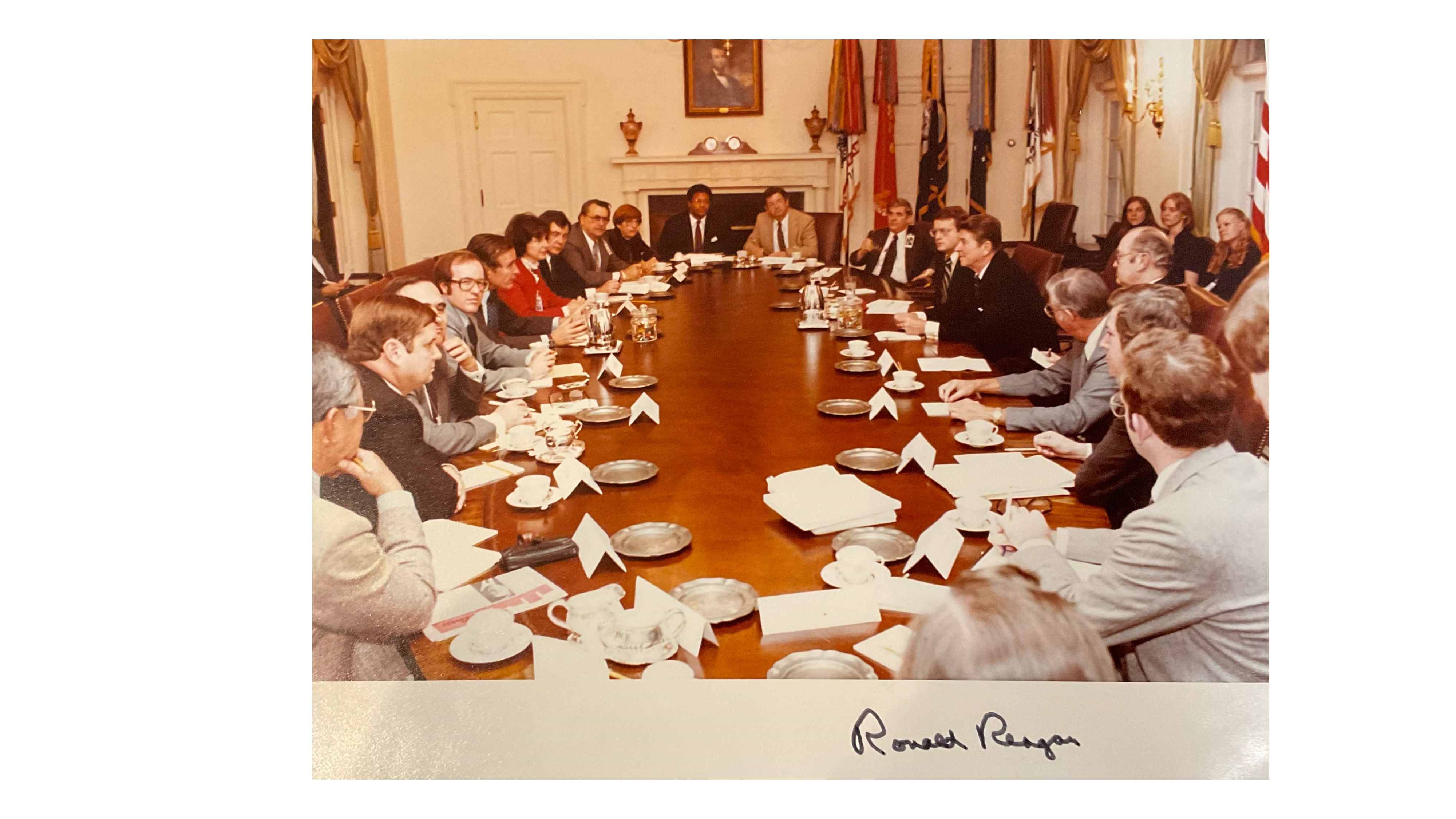 Meeting in the Cabinet Room