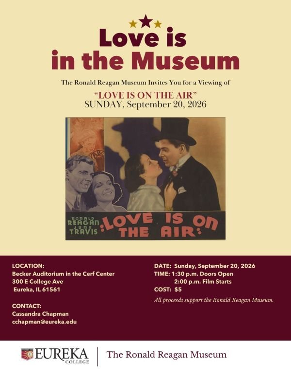 Reagan Movie Series Love is on the Air September 20 1