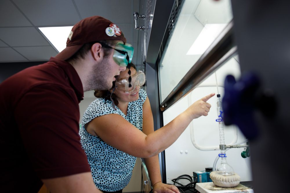 Students receive hands-on learning in their Criminal Justice program at Eureka College